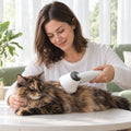 Secadora de Pelo para Mascotas con Cepillo Integrado, para Perros y Gatos