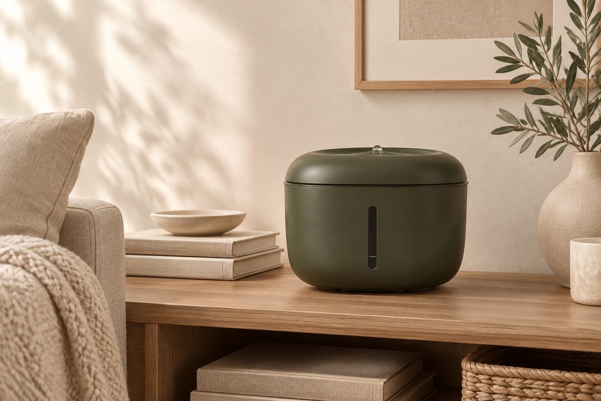 Hero Olive - Fuente de agua minimalista